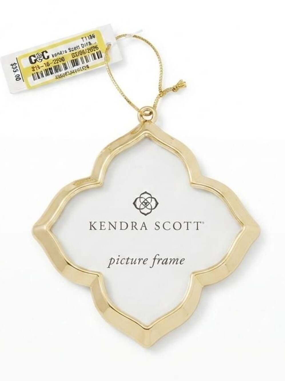 Kendra Scott Davis Framed Ornament in Gold